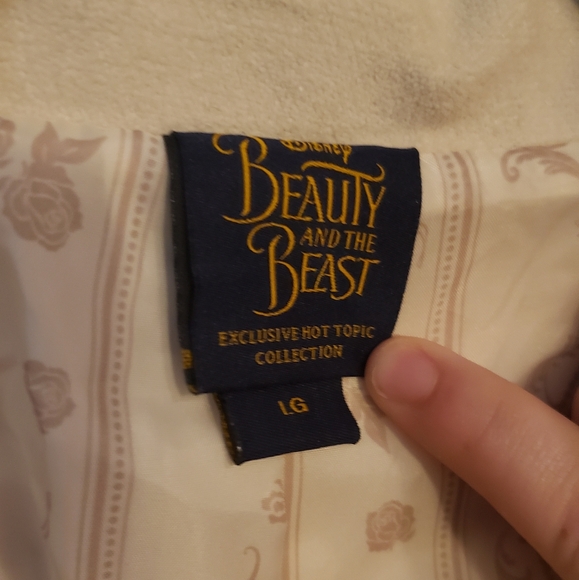 Disney's Beauty And The Beast Cream Colored Coat - Picture 3 of 16
